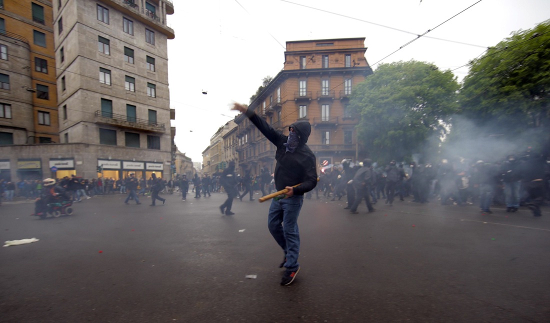 Expo: dieci arresti per gli scontri a Milano