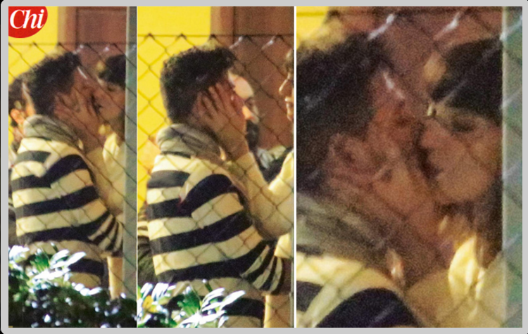 Le coppie al bacio dello showbiz