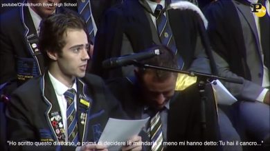 Il discorso di Jake Bailey, malato di cancro