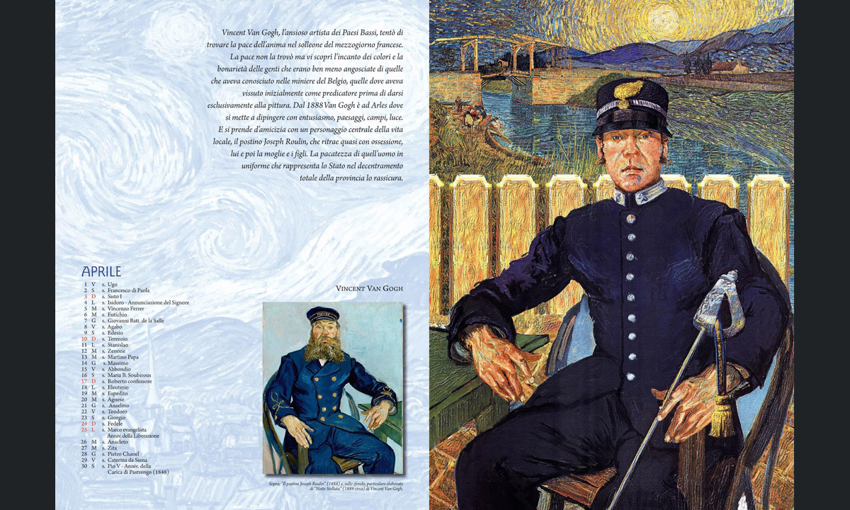 Il calendario dei Carabinieri 2016: l’Arma e le arti