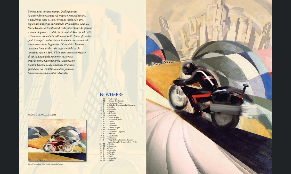 Il calendario dei Carabinieri 2016: l’Arma e le arti