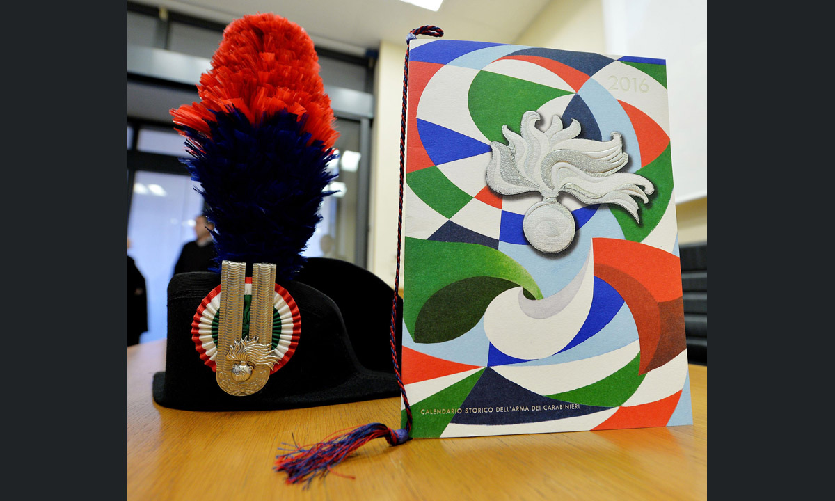 Il calendario dei Carabinieri 2016: l’Arma e le arti