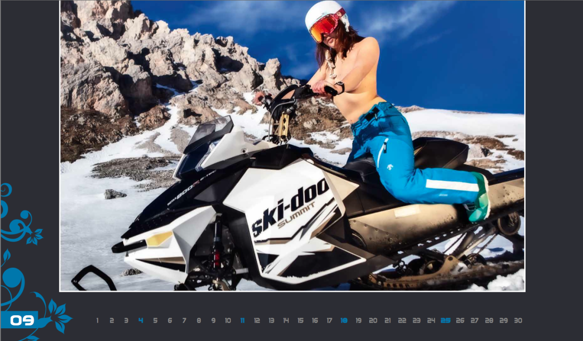 Galleria foto 'Maestre di sci sexy in Val Gardena per beneficenza' - foto 4