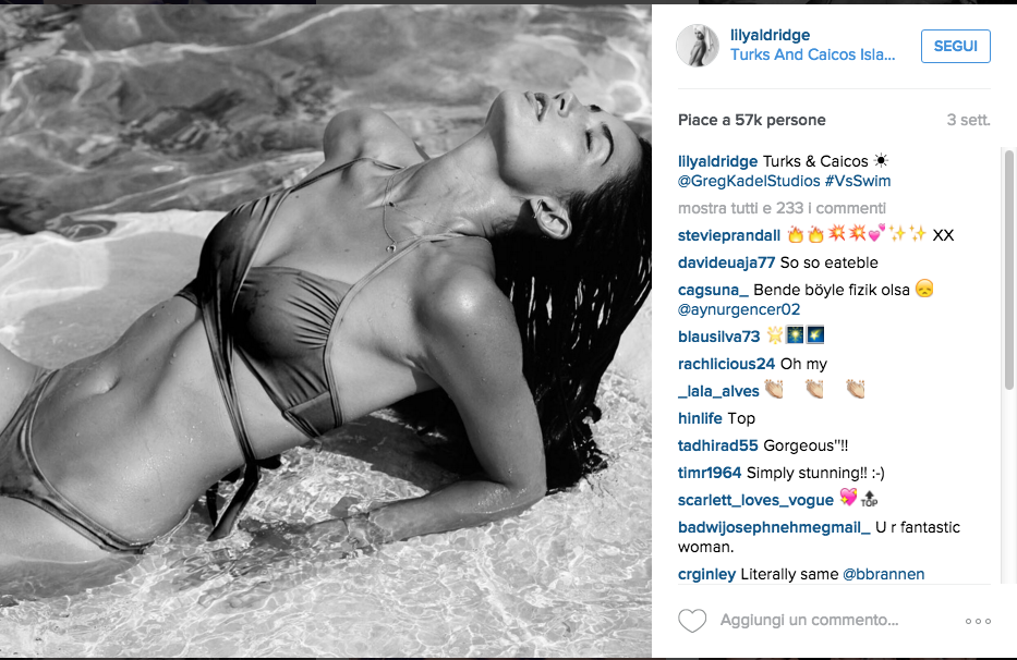 Lily Aldridge, un angelo da 2 milioni di dollari