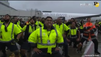 “Haka!” all’aeroporto per gli All Blacks
