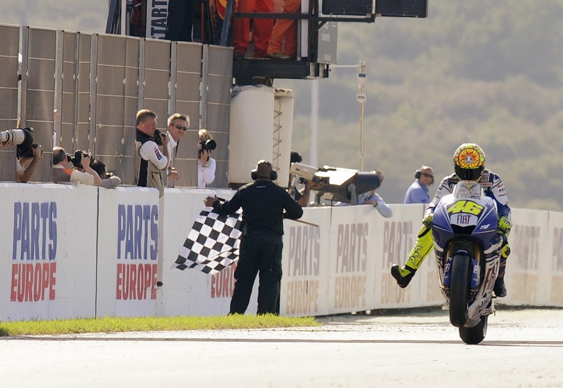 Le grandi rimonte di Valentino Rossi in MotoGp