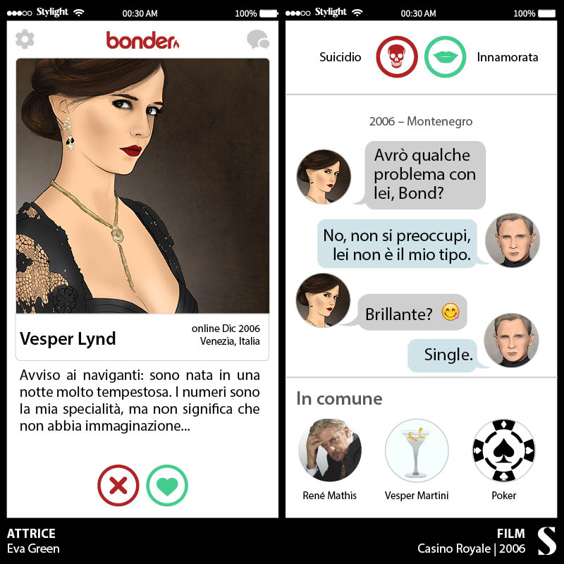 E se James Bond flirtasse su Tinder E se James Bond flirtasse su Tinder