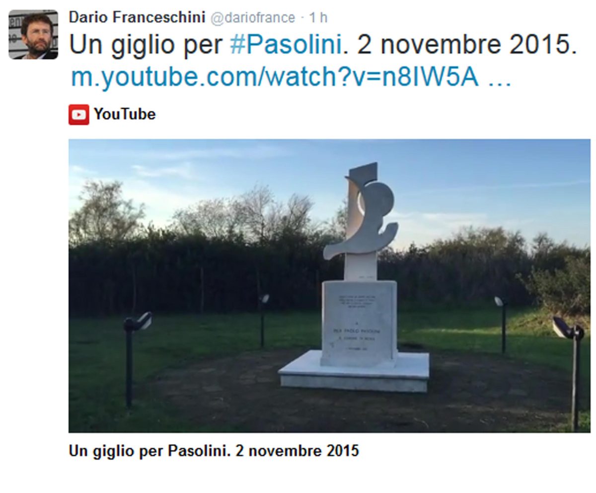 Galleria foto 'Pasolini: le commemorazioni' - foto 3