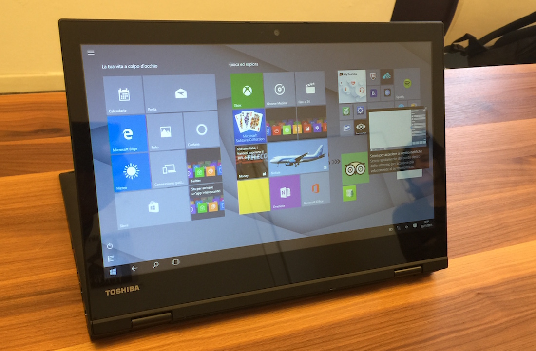 Toshiba: ecco i nuovi portatili convertibili Toshiba: ecco i nuovi portatili convertibili