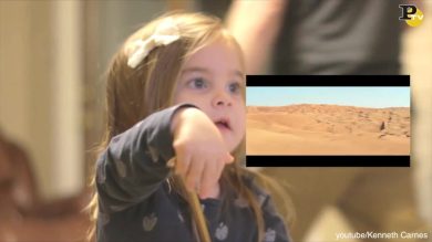 La reazione della bimba al trailer di Star Wars