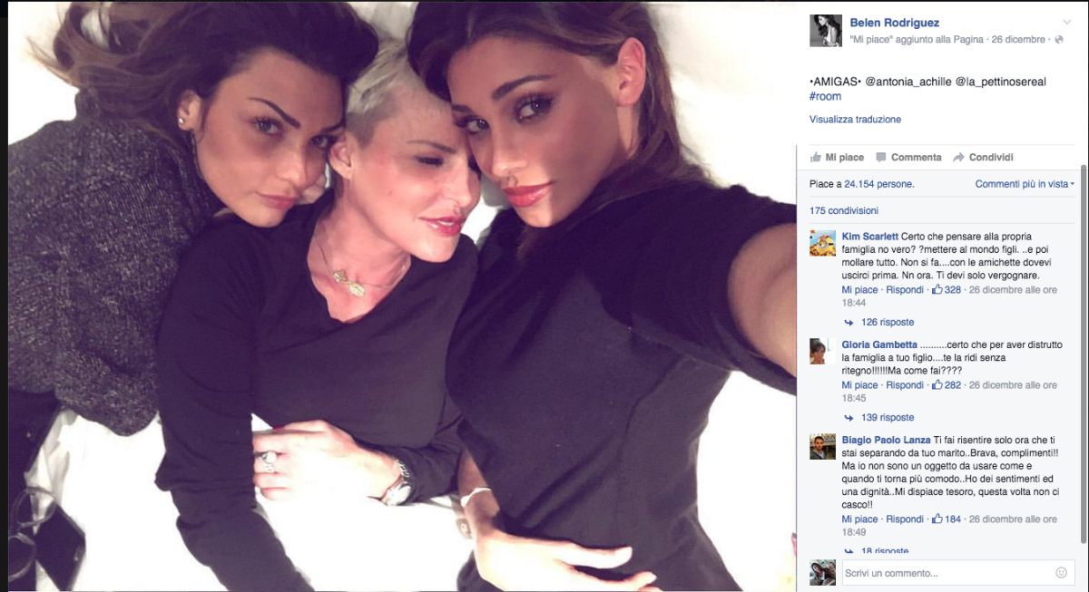 Galleria foto 'Belén furiosa a Cortina, Stefano a Napoli con Santiago' - foto 2