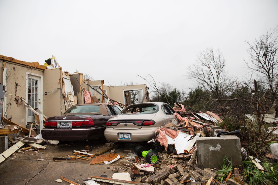 Usa, inondazioni e tornado in Texas: le foto
