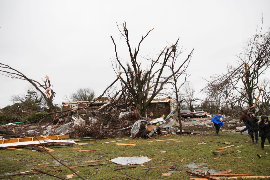 Usa, inondazioni e tornado in Texas: le foto