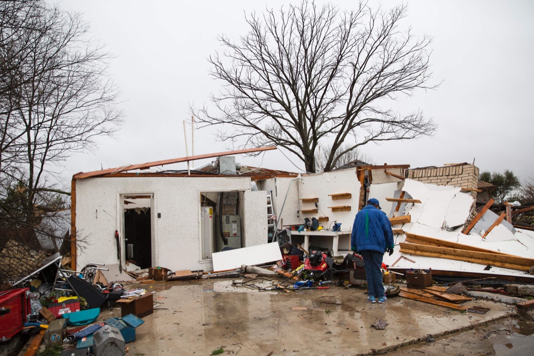 Usa, inondazioni e tornado in Texas: le foto