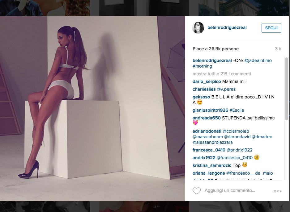 Belen Rodriguez e Stefano De Martino si separano