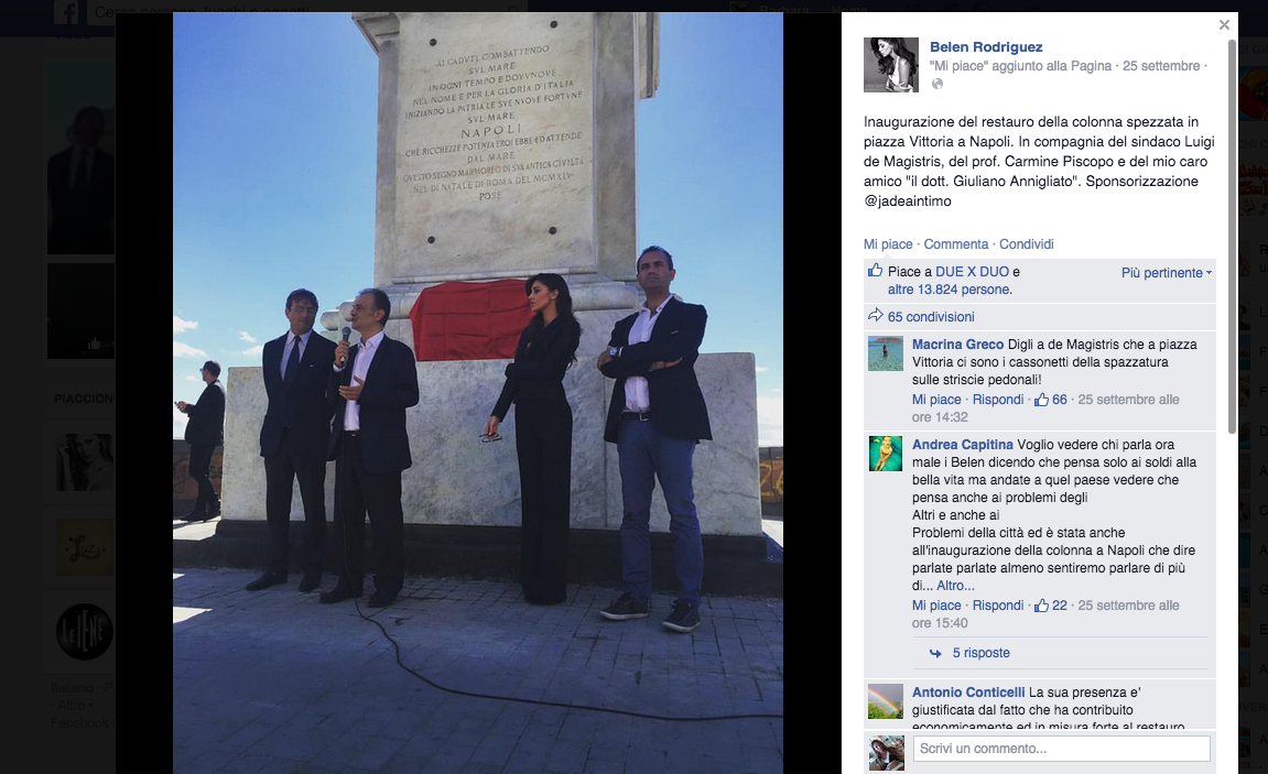 Belen Rodriguez e Stefano De Martino si separano