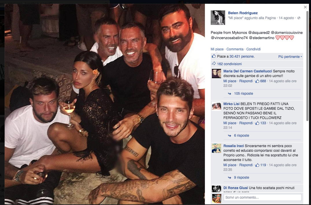 Belen Rodriguez e Stefano De Martino si separano