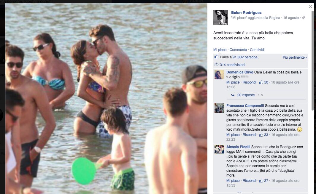 Belen Rodriguez e Stefano De Martino si separano