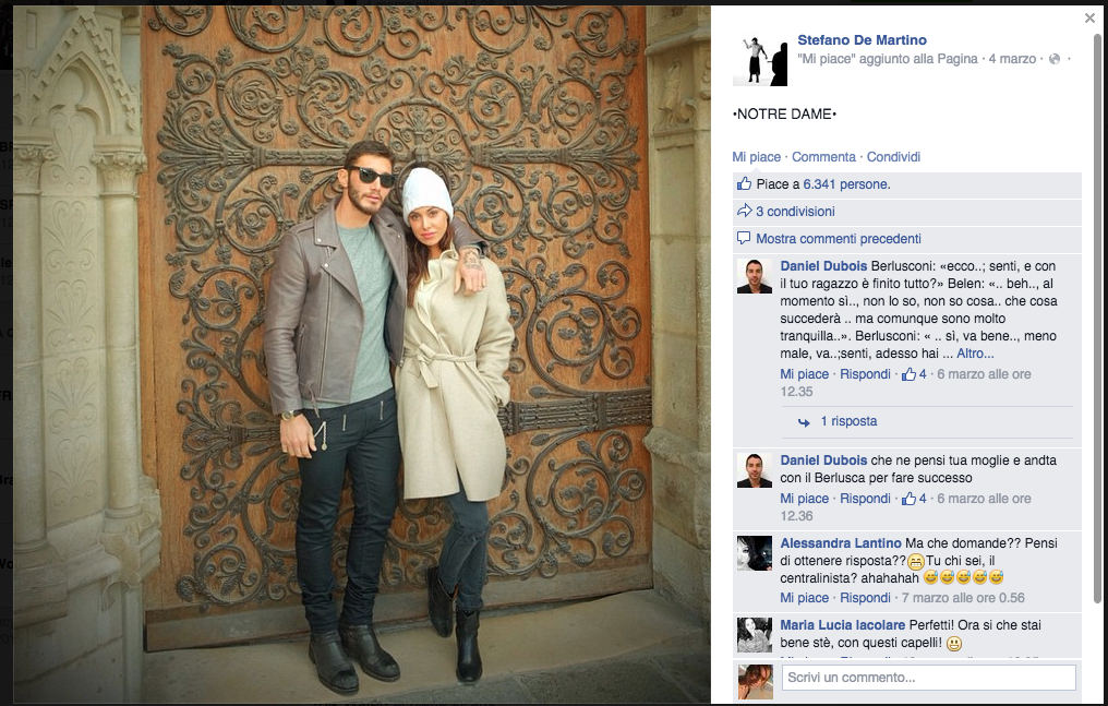 Belen Rodriguez e Stefano De Martino si separano