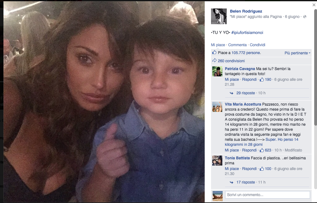 Belen Rodriguez e Stefano De Martino si separano