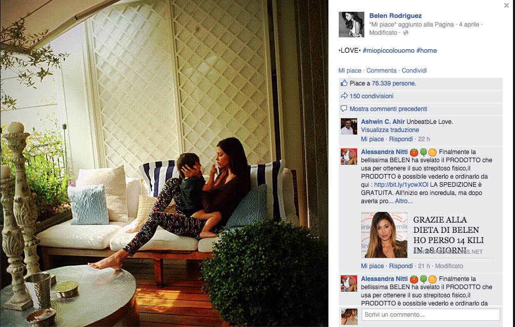 Belen Rodriguez e Stefano De Martino si separano