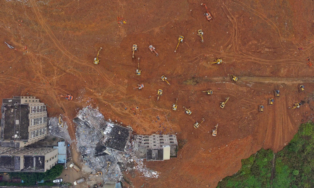 Cina, la frana di Shenzhen – Foto