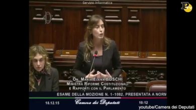 La Boschi alla Camera: “Io amo mio padre”