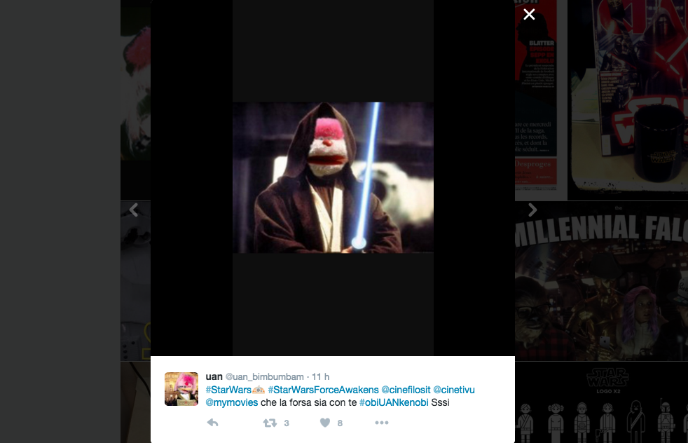 Star Wars, il risveglio della forza: promozione social per il film Star Wars, il risveglio della forza: promozione social per il film