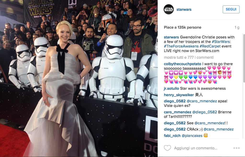 Star Wars, il risveglio della forza: promozione social per il film Star Wars, il risveglio della forza: promozione social per il film