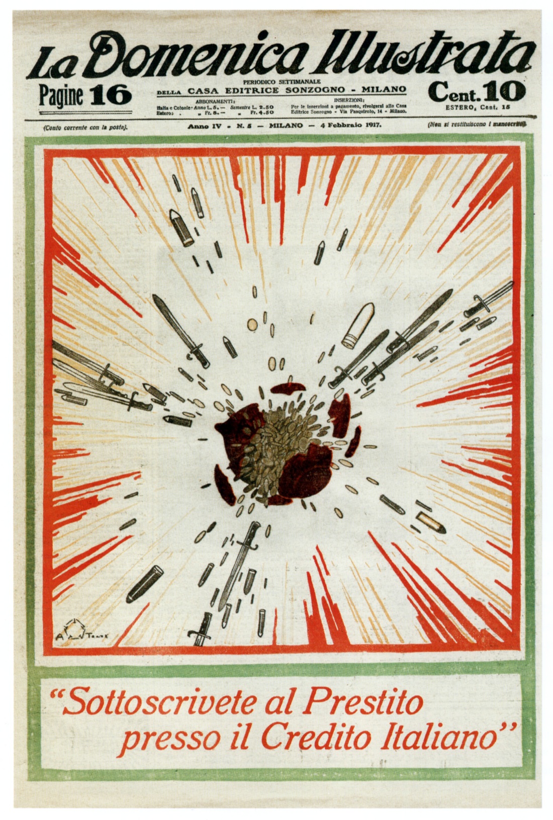 La carta e la Guerra 1915 -1918