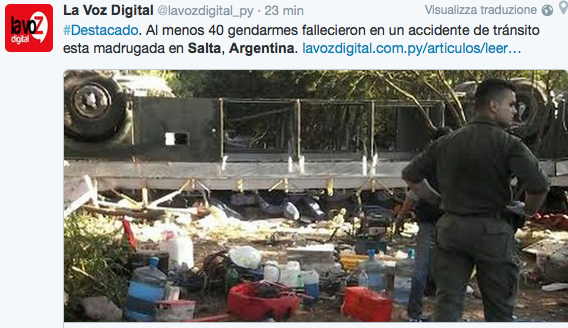 Argentina, pullman in un burrone, decine di morti – Foto Argentina, pullman in un burrone, decine di morti – Foto