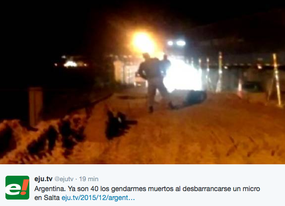 Argentina, pullman in un burrone, decine di morti – Foto Argentina, pullman in un burrone, decine di morti – Foto