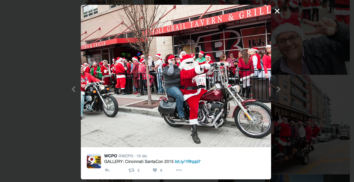 SantaCon, in America la reunion dei Babbo Natale alternativi SantaCon, in America la reunion dei Babbo Natale alternativi