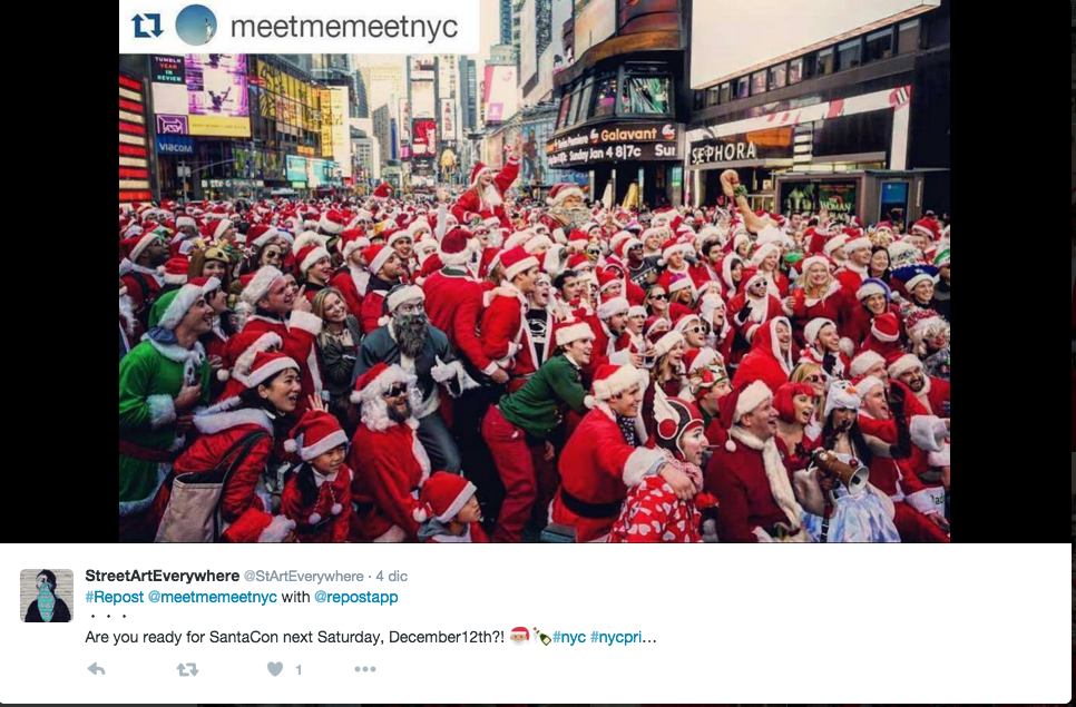 SantaCon, in America la reunion dei Babbo Natale alternativi SantaCon, in America la reunion dei Babbo Natale alternativi