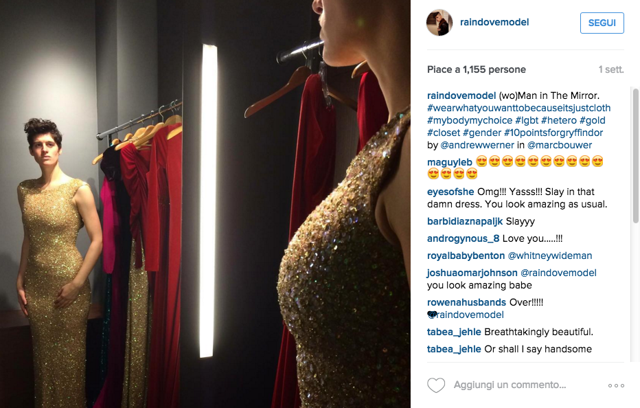 Rian Dove, la modella col volto da uomo che sfida Victoria’s Secret Rian Dove, la modella col volto da uomo che sfida Victoria’s Secret