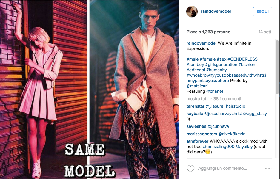 Rian Dove, la modella col volto da uomo che sfida Victoria’s Secret Rian Dove, la modella col volto da uomo che sfida Victoria’s Secret