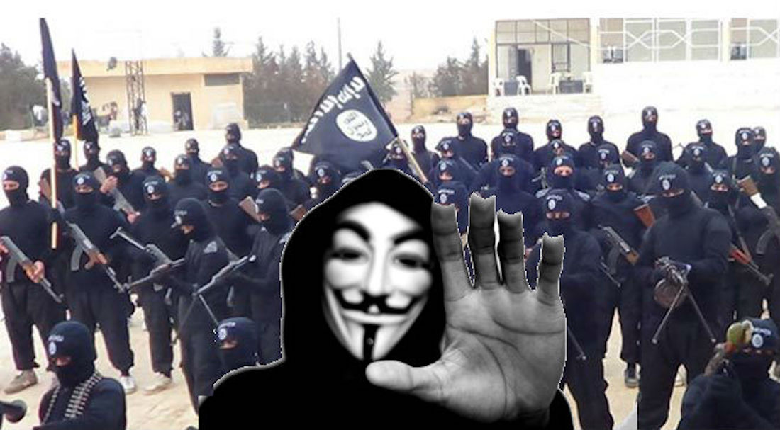 Galleria foto 'Anonymous vs Isis: la parodia su Twitter' - foto 1