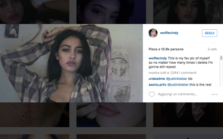 Si chiama Cindy Kimberly la giovane che ha stregato Justin Bieber Si chiama Cindy Kimberly la giovane che ha stregato Justin Bieber