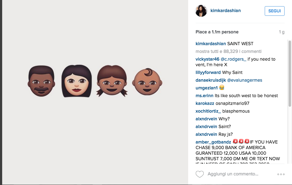 Kim Kardashian mamma bis: è nato Saint West