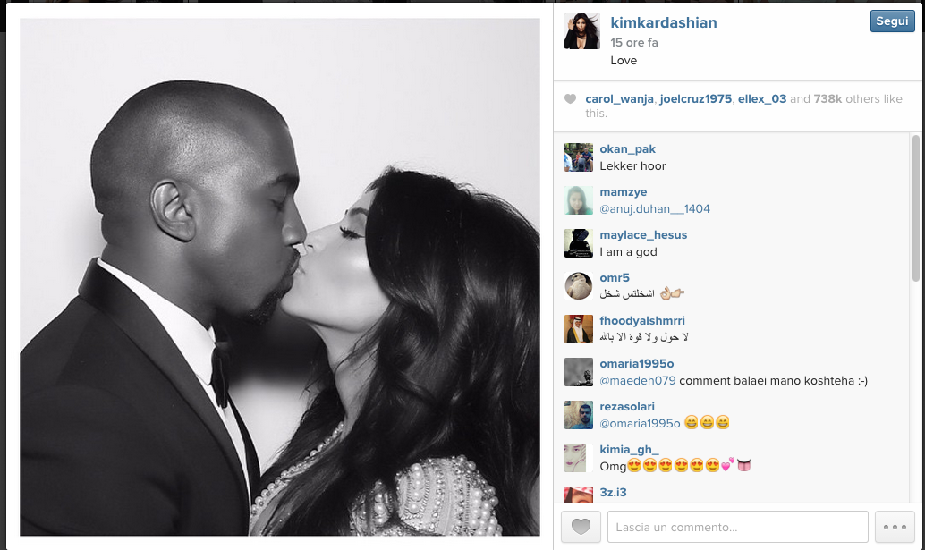 Kim Kardashian mamma bis: è nato Saint West