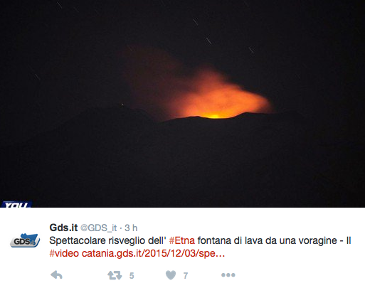 Etna in eruzione: riapre l’aeroporto di Catania, ma è ancora emergenza