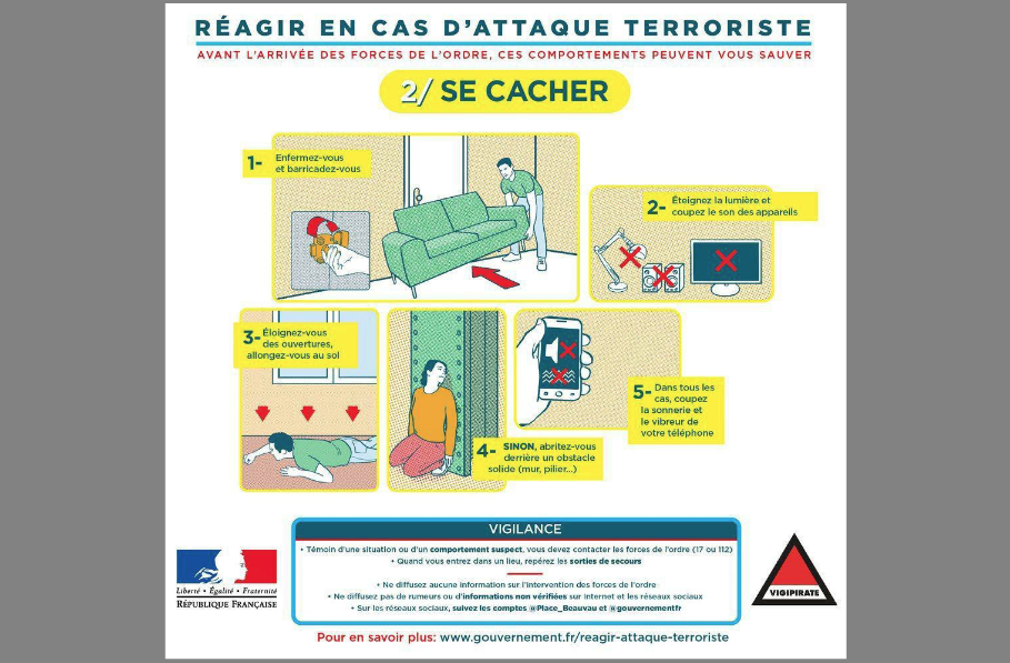 Parigi: il vademecum anti-terrorismo