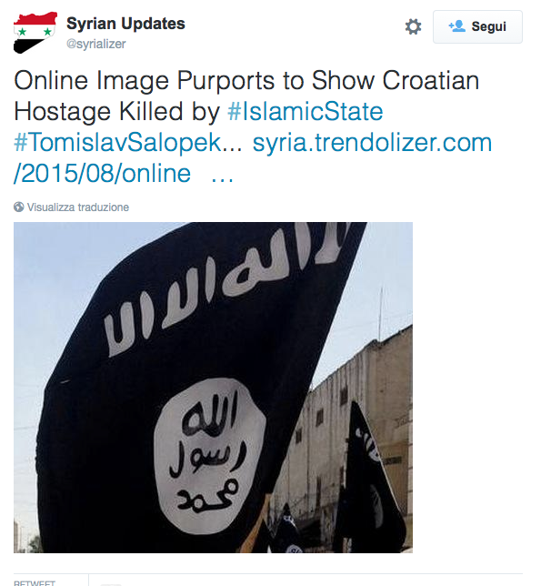 Isis, nuovo video dell’orrore, decapitata una “spia russa” – Foto