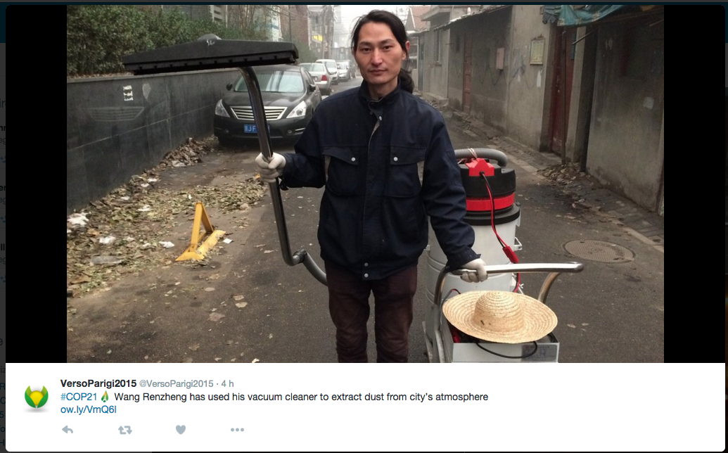 A Pechino è arrivato il cacciatore di smog A Pechino è arrivato il cacciatore di smog