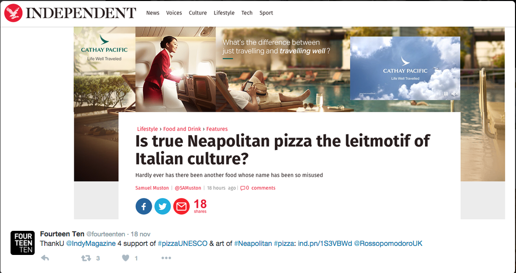 La pizza napoletana patrimonio dell’Unesco La pizza napoletana patrimonio dell’Unesco