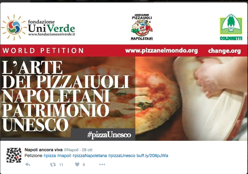 La pizza napoletana patrimonio dell’Unesco La pizza napoletana patrimonio dell’Unesco