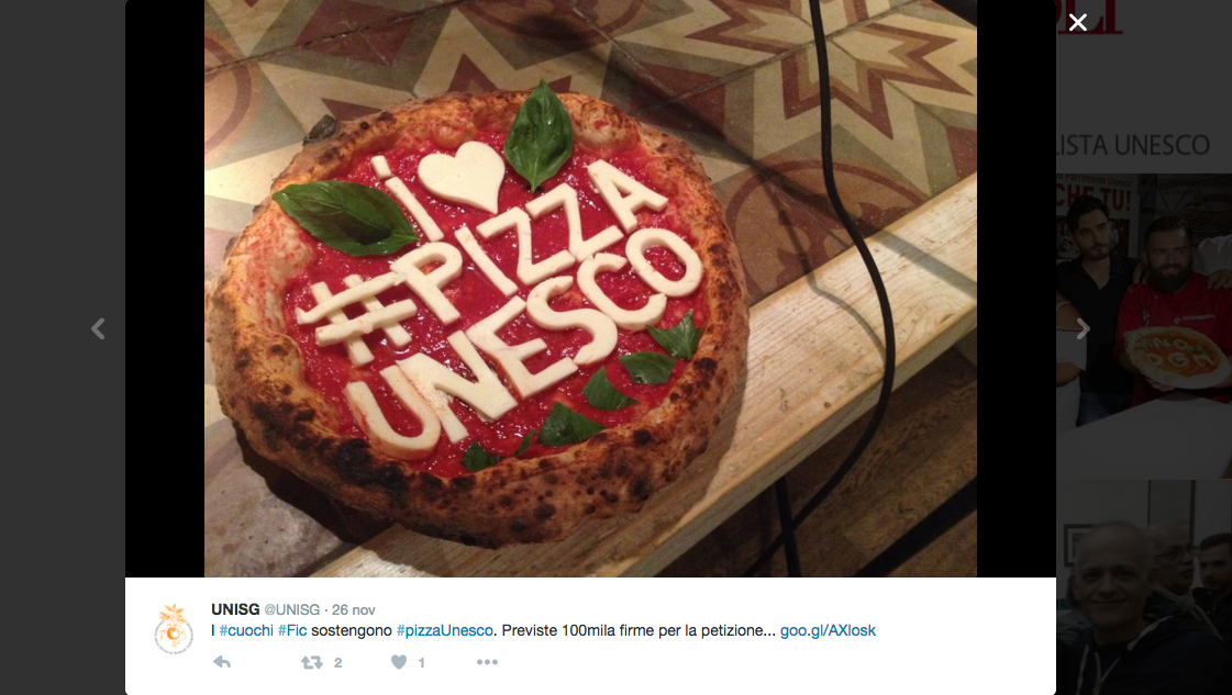 La pizza napoletana patrimonio dell’Unesco La pizza napoletana patrimonio dell’Unesco