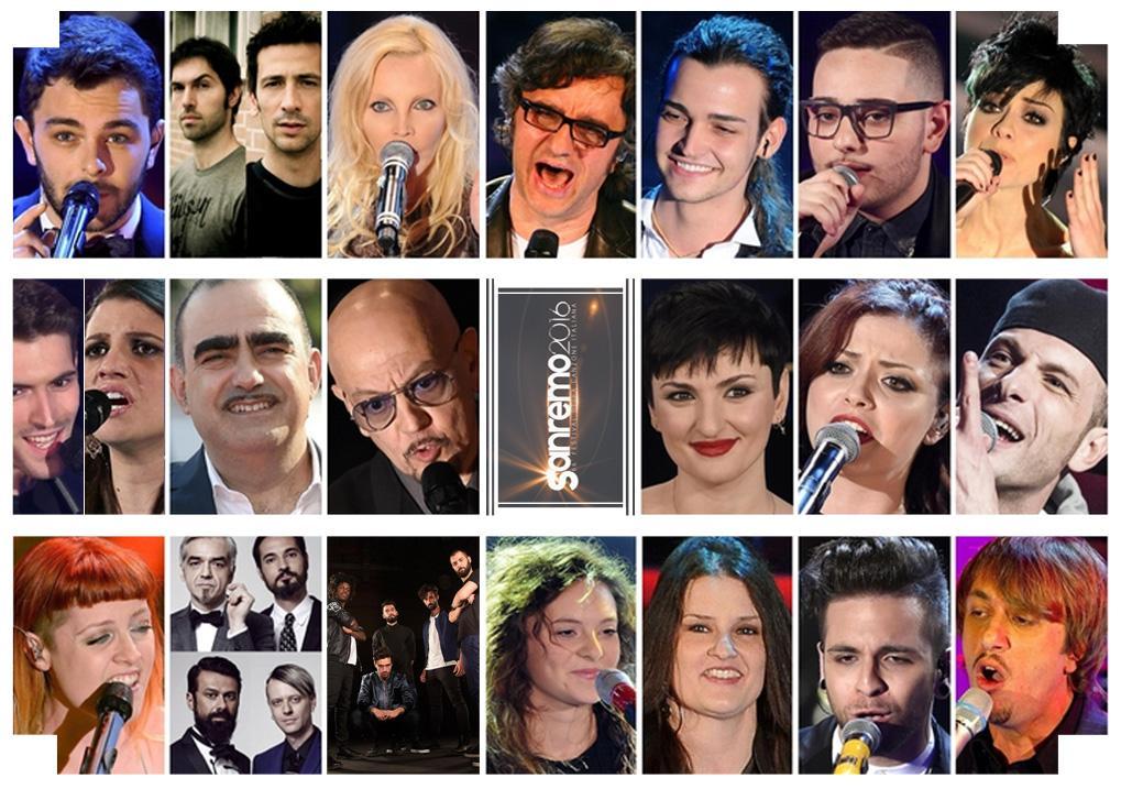 Sanremo 2016: 20 cantanti e una rete di relazioni
