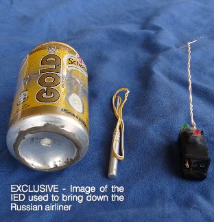 Aereo russo caduto sul Sinai: arrestato l’attentatore