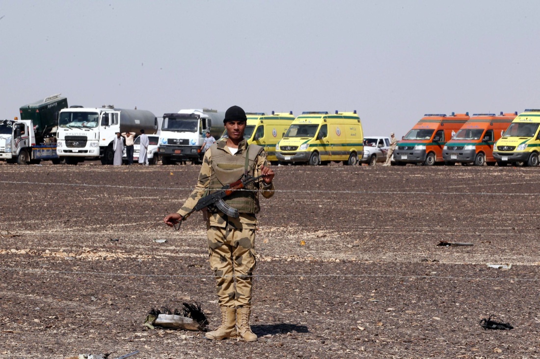 Aereo russo caduto sul Sinai: arrestato l’attentatore